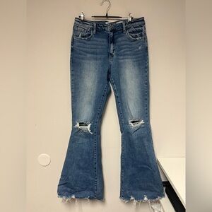 Womens Kancan Flare Jeans Size 29